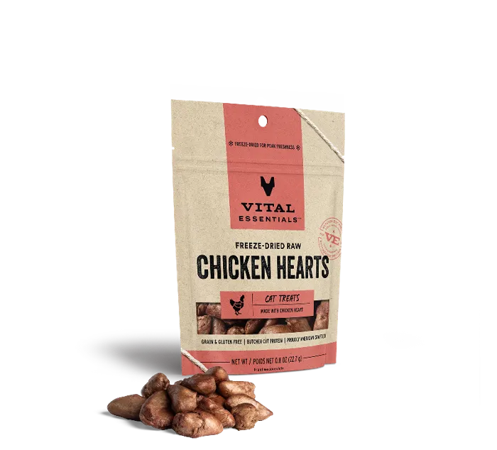 Freeze-dried Chicken Hearts Cat Treat