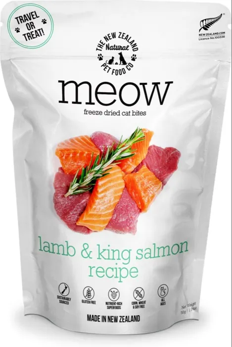 Nz Natural Freeze Dried Meow Lamb & King Salmon 1.76oz
