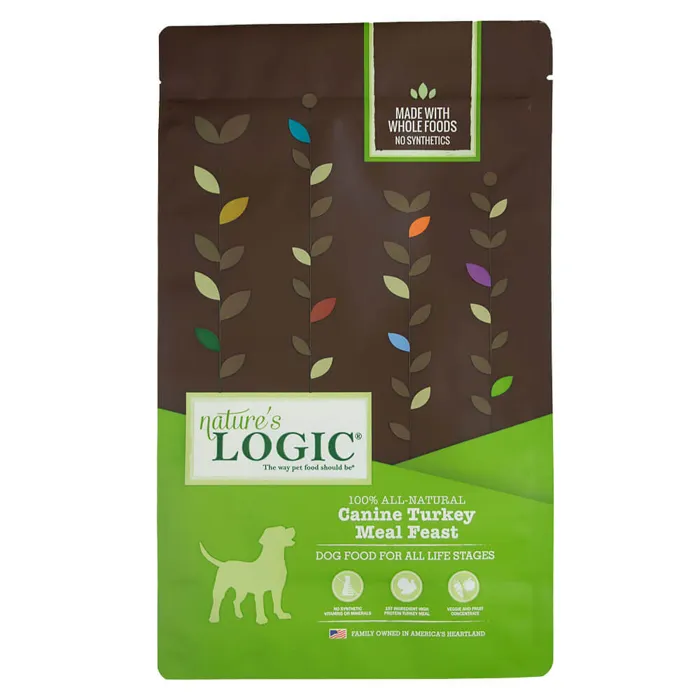 Nature's Logic Dry Kibble Dog Food, Turkey 4.4-lb