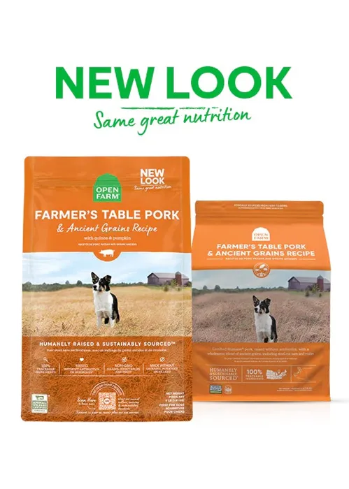 Open Farm Dog Ancient Grain Pork 22-lb