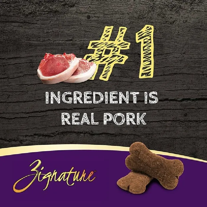 Zignature Dog Ziggy Bars Gf Pork 12 Oz