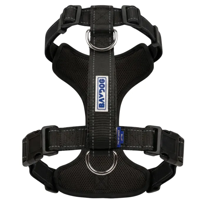 Bay Dog Chesapeake harness covert black back view