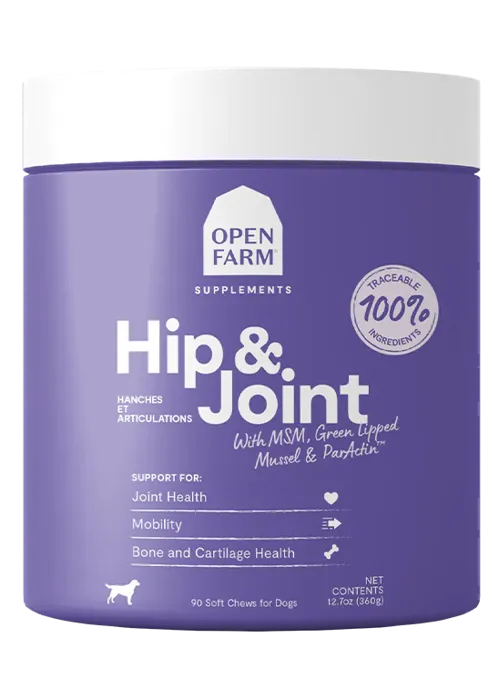 Open Farm Hip & Joint Supplement Dog Chew 90-cnt