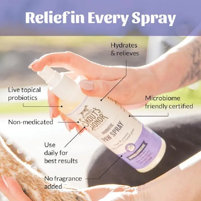 Skout's Honor Probiotic Paw Spray 8-oz
