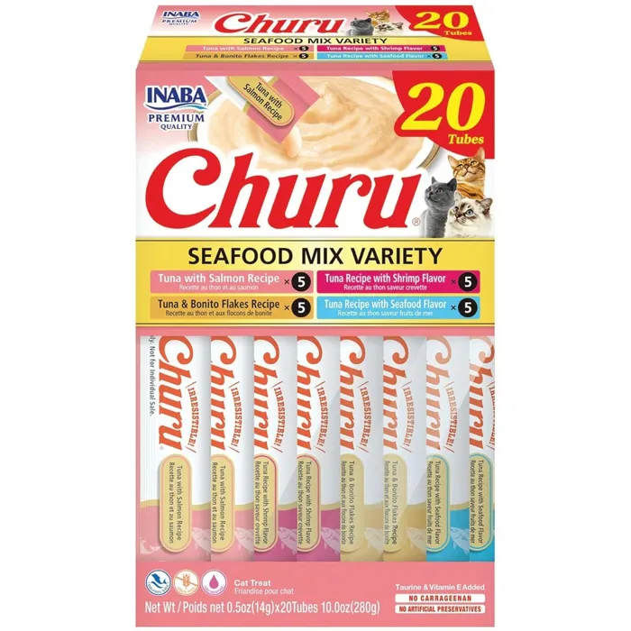 Inaba Churu Seafood Variety 20-pk