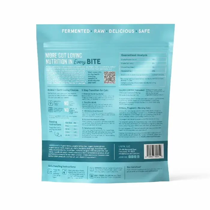 Answers Frozen Cat Mighty Raw Turkey Nibbles 2.2#