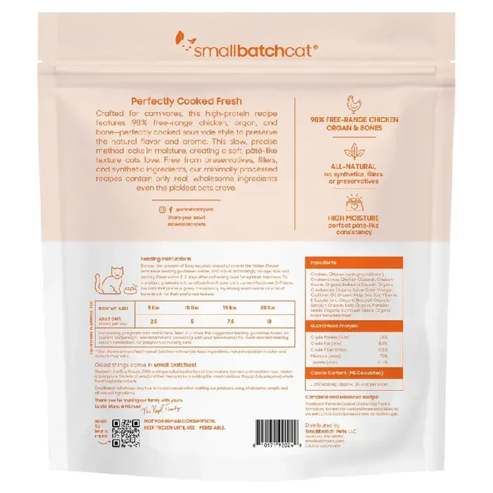Small Batch Cat Perfectly Cooked Chicken 2-lb