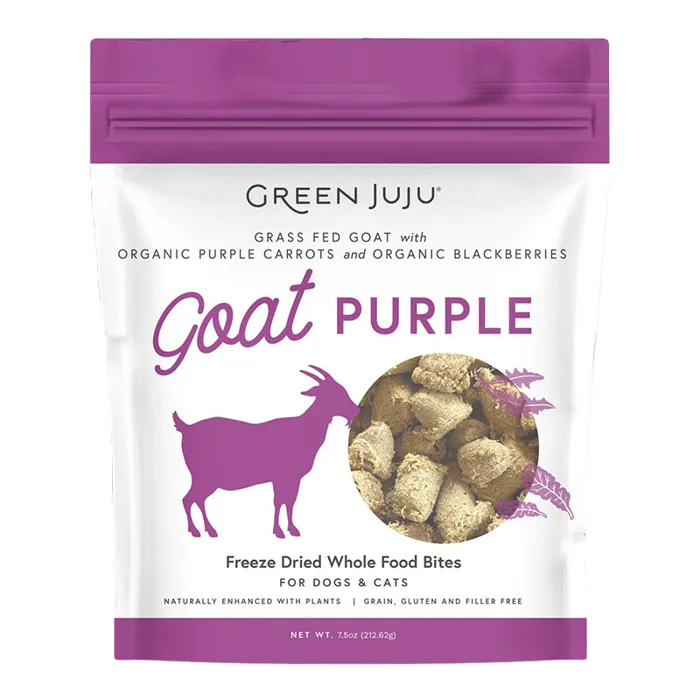 Green Juju Dog Cat Topper Goat Purple Fd 7.5-oz 6=