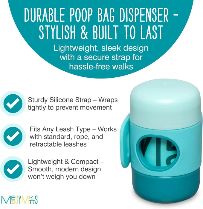 Messy Mutts Waste Dispenser blue