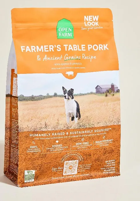Open Farm Dog Ancient Grain Pork 22-lb