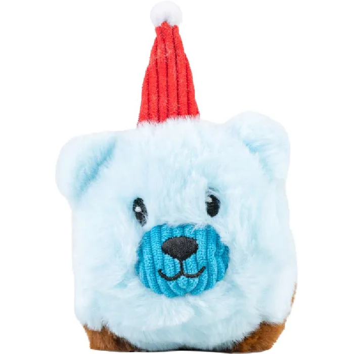 Growl Holiday Dog Toy Xmas Stubbiez Polar Bear