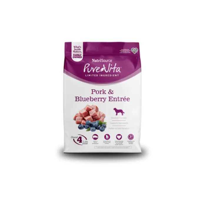 PureVita Pork & Blueberry Grain Free 25lb