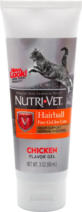 Nutri-vet Hairball Paw-gel For Cats 3-oz