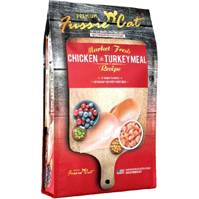 Fussie Cat Market Fresh Chicken & Turkey 10-lb