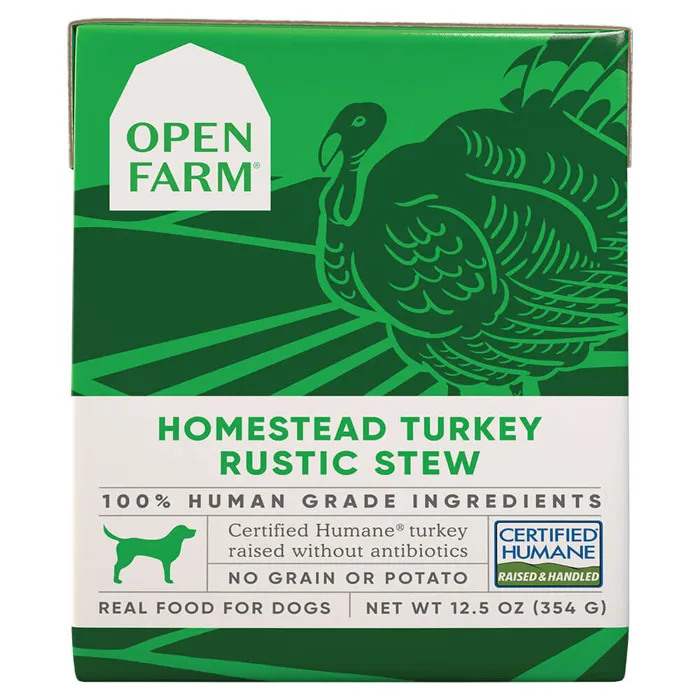 Homestead Trky Recipe Rustic Stew Dog Food 12.5-oz