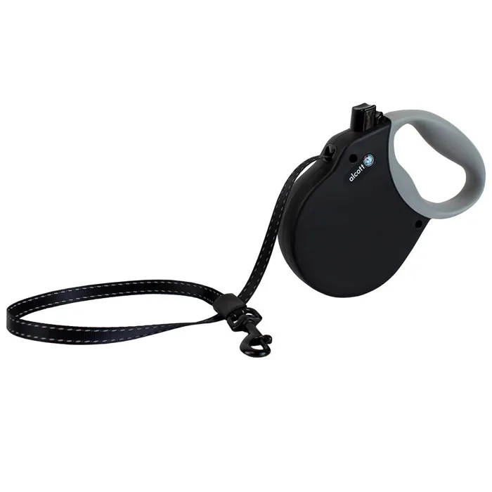 Alcott Retractable Lead Black Lg 16'