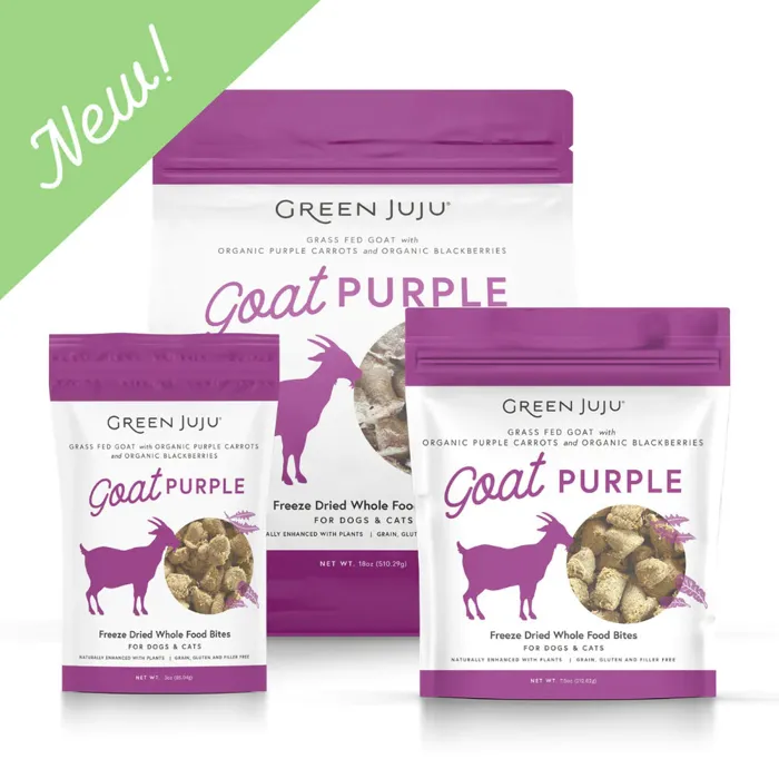 Green Juju Dog Cat Topper Goat Purple Fd 7.5-oz