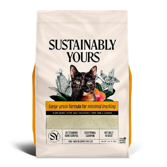 Sustainably Yours Nat Cat Litter Large Grain 13-lb