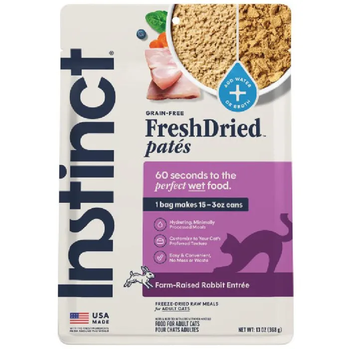 Instinct FreshDried FD Rabbit Cat 13oz
