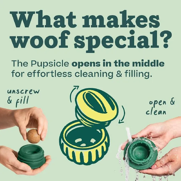 Woof Pupsicle Toy Lavender Xlarge