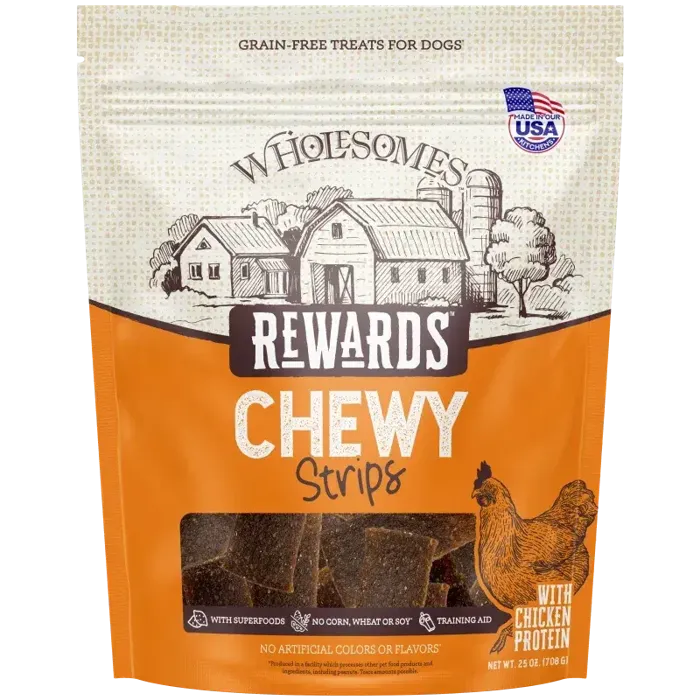 Mpf Wholesomes Rewards Chewy Sticks Chicken 25oz